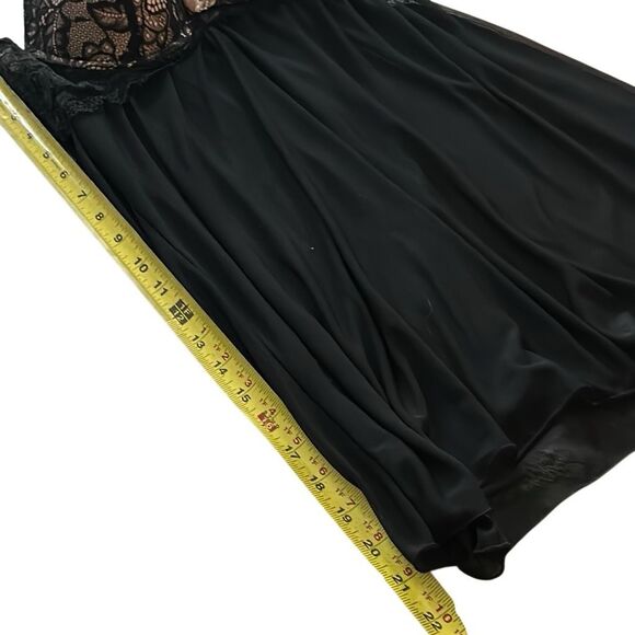 Daisy Fuentes Babydoll Lace Sheer Lingerie Black & Pink Padded Push Up Bra NWOT - Picture 11 of 11